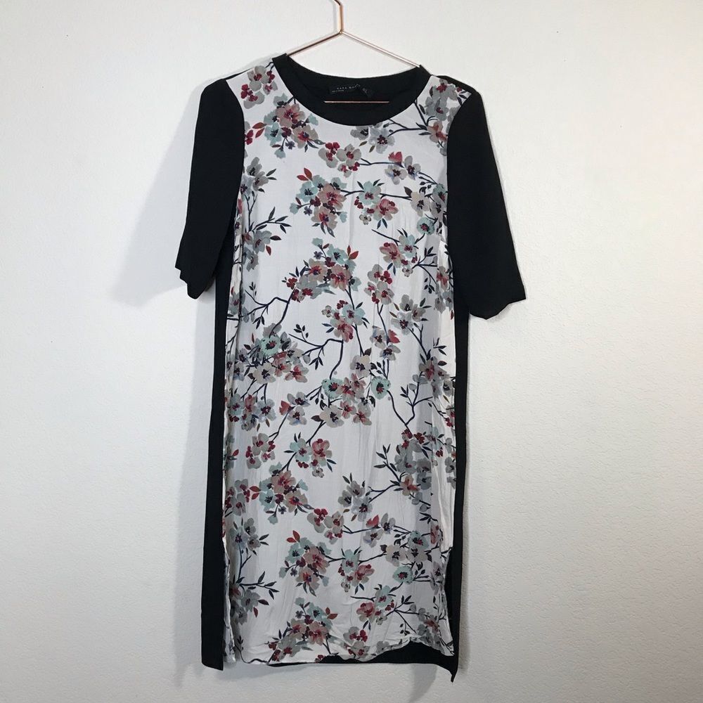 Zara floral two tone‎ dress or tunic